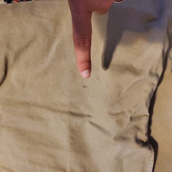 L. L. Bean flannel lined khaki - Picture 2 of 4